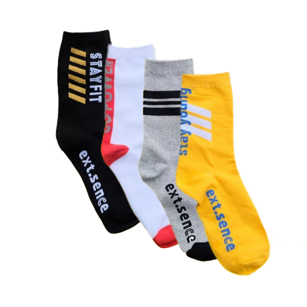 Extsence Cotton Crew Socks by Ivan Tai